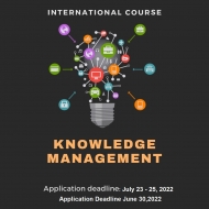 International Course: Knowledge Management